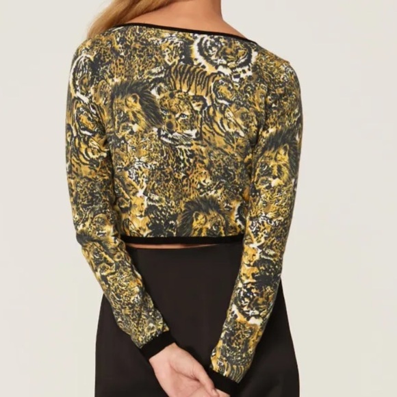 AMUR.Ninetta Cheetah Print Cardigan - Picture 2 of 5